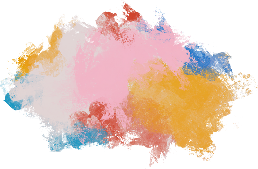 Colorful Paint Stroke Isolated on Background